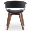 Mebel Elite Стул Gary из экокожи, черный/орех, ME.GARY/CZ/O/DG/E/K - Home Club, изображение 8