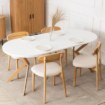 Mebel Elite Стол Dorian, раскладной, 80–160 см, белый/золотой дуб, ME.DORIAN/B/DREW/S - Home Club, изображение 4
