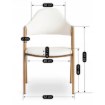 Mebel Elite Стул Willy, белый, экокожа, ME.WILLY/B/E/K - Home Club, изображение 10