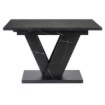 Mebel Elite Стіл Clark, розкладний, 120–160 см, чорний мармур, PM.DUBAJ/CZM/S - Home Club, Зображення 6