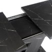 Mebel Elite Стіл Clark, розкладний, 120–160 см, чорний мармур, PM.DUBAJ/CZM/S - Home Club, Зображення 8