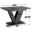 Mebel Elite Стіл Clark, розкладний, 120–160 см, чорний мармур, PM.DUBAJ/CZM/S - Home Club, Зображення 10