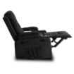 Mebel Elite Раскладной массажный кресло Box, черный, из вельвета, ME.BOX2/CZ/SZTR/FW - Home Club, изображение 10