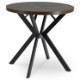 Mebel Elite Стол Dorian, раскладной, 80–160 см, орех/чёрный, ME.DORIAN/O/CZ/S - Home Club
