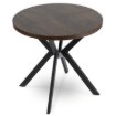 Mebel Elite Стол Dorian, раскладной, 80–160 см, орех/чёрный, ME.DORIAN/O/CZ/S - Home Club, изображение 4