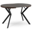 Mebel Elite Стол Dorian, раскладной, 80–160 см, орех/чёрный, ME.DORIAN/O/CZ/S - Home Club, изображение 6