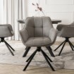 Mebel Elite Вращающееся кресло Peony 2, серого цвета, ME.PEONY2/P/T/K - Home Club, изображение 3