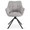Mebel Elite Вращающееся кресло Peony 2, серого цвета, ME.PEONY2/P/T/K - Home Club, изображение 7