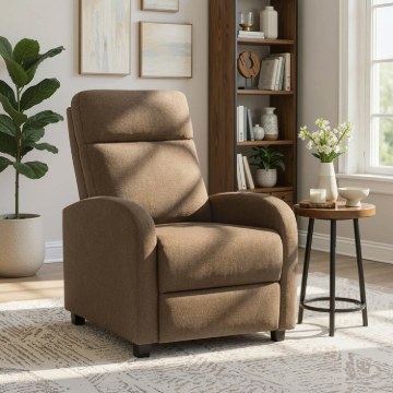 Mebel Elite Раскладной кресло Danny, коричневый, ME.DANNY2/BR/T/FW - Home Club