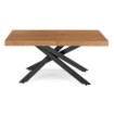 Mebel Elite Стол Hampton, раскладной, 160–240 см, дуб золотистый/чёрный, ME.HAMPTON/D/CZ/S160-240 - Home Club, изображение 8