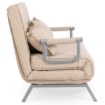 Mebel Elite Двухместное раскладное кресло Bart 2, бежевого цвета, ME.BART2/BZ/T/FW - Home Club, изображение 5