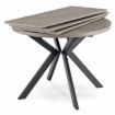 Mebel Elite Стіл Lukas, розкладний, 100–250 см, бетон/чорний, ME.LUKAS/BET/CZ/S - Home Club, Зображення 6