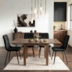 Mebel Elite Розкладний стіл Max 80–160 см, горіх, Ніца, W.MAX/ONI/S - Home Club, Зображення 3