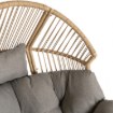 Mebel Elite Садовое кресло для отдыха с подставкой для ног Portland, серого цвета, ME.PORTLAND/P/NAT/T/FW - Home Club, изображение 8