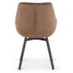 Mebel Elite Обертове крісло Luna, коричневе, велюрове, ME.LUNA/BR/V/K - Home Club, Зображення 9