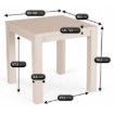 Mebel Elite Раздвижной стол Max 80–160 см, орех макадамия, W.MAX/OM/S - Home Club, изображение 9
