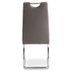 Mebel Elite Стул Lopez, серый, экокожа, ME.LOPEZ/P/CH/E/K - Home Club, изображение 5