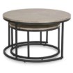 Mebel Elite Набор столиков Rocky Max, бетон/черный, ME.MAXROCKY/BET/CZ/L - Home Club, изображение 4
