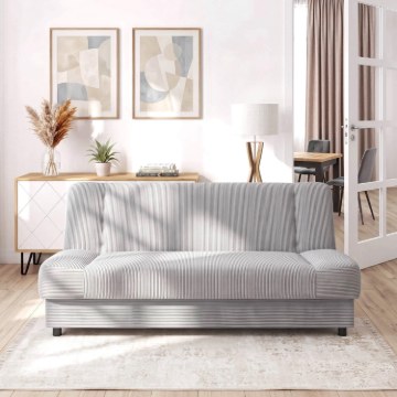 Mebel Elite Раскладной диван Piano, серый, из вельвета, PPHUE.DOROTKA/POSO110/WER - Home Club