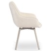 Mebel Elite Обертове крісло Calmo кремового кольору з тканини «букле», ME.CALMO/KR/KASZ/TB/K - Home Club, Зображення 4