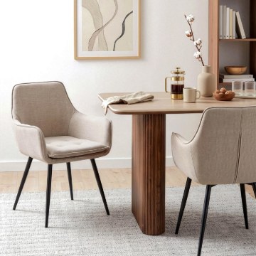 Mebel Elite Стул Edrick кремового цвета, ME.EDRICK/KR/CZ/T/K - Home Club