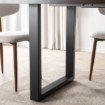 Mebel Elite Раздвижной стол Edwin 160–260 см, орех/чёрный, ME.EDWIN/O/S - Home Club, изображение 7