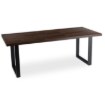 Mebel Elite Раздвижной стол Edwin 160–260 см, орех/чёрный, ME.EDWIN/O/S - Home Club, изображение 9
