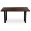 Mebel Elite Раздвижной стол Edwin 160–260 см, орех/чёрный, ME.EDWIN/O/S - Home Club, изображение 11