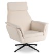 Mebel Elite Вращающееся кресло для отдыха Terry, бежевого цвета, ME.TERRY/BZ/CZ/T/FW - Home Club