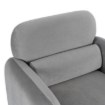 Mebel Elite Кресло для отдыха Togo, серое, велюровое, ME.TOGO/P/V/FW - Home Club, изображение 7