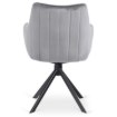 Mebel Elite Обертове крісло Mumbai 2, сіре, велюрове, ME.MUMBAI/P/V/K - Home Club, Зображення 9