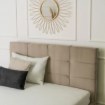 Mebel Elite Ліжко 160x200 Tinga, велюрове, бежеве, ME.TINGA/160/BZ/V/LOZZPOJ - Home Club, Зображення 5