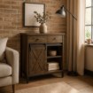 Mebel Elite Комод с ящиками Cole 70 см, дуб рустикальный/чёрный, ME.COLE/DRU/CZ/KOM - Home Club, изображение 2