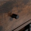 Mebel Elite Комод с ящиками Cole 70 см, дуб рустикальный/чёрный, ME.COLE/DRU/CZ/KOM - Home Club, изображение 5