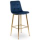 Mebel Elite Барный стул Ariel, темно-синий, велюровый, ME.ARIEL/GR/ZL/V/H - Home Club