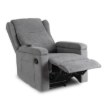 Mebel Elite Раскладной массажный кресло Sebastian, серый, ткань, ME.SEBASTIAN/P/T/FW - Home Club, изображение 3