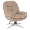 Mebel Elite Вращающееся кресло для отдыха Mesa, бежевого цвета, ME.MESA/BZ/KR/T/FW - Home Club