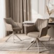 Mebel Elite Вращающееся кресло Aspen 2, бежевого/кашмирового цвета, ME.ASPEN2/BZ/KASZ/T/K - Home Club, изображение 2