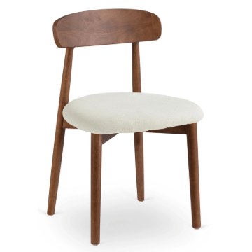 Mebel Elite Стул Alvin, орех/бежевый, ME.ALVIN/BZ/O/T/K - Home Club