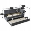 Mebel Elite Кровать 90x200 Villemo, серая, велюровая, ME.VILLEMO/90/90/CP/V/LOZWYS - Home Club, изображение 9