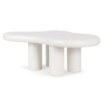 Mebel Elite Кофейный столик Perla, белый, ME.PERLA/MB/L - Home Club