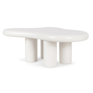 Mebel Elite Кофейный столик Perla, белый, ME.PERLA/MB/L - Home Club