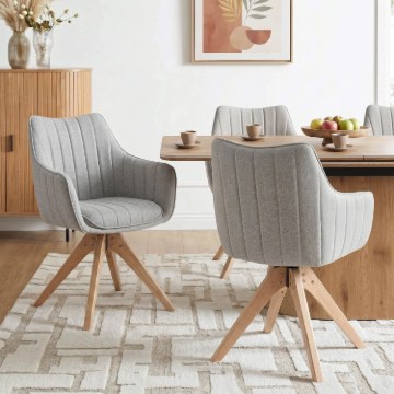Mebel Elite Вращающееся кресло Lemon, серого цвета, ME.LEMON/P/T/K - Home Club