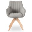 Mebel Elite Вращающееся кресло Lemon, серого цвета, ME.LEMON/P/T/K - Home Club, изображение 4