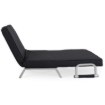 Mebel Elite Двухместное раскладное кресло Bart 2, чёрного цвета, ME.BART2/CZ/T/FW - Home Club, изображение 6