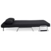 Mebel Elite Двухместное раскладное кресло Bart 2, чёрного цвета, ME.BART2/CZ/T/FW - Home Club, изображение 7