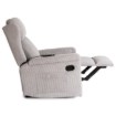 Mebel Elite Раскладной массажный кресло Sebastian, серого цвета, из вельвета, ME.SEBASTIAN/P/SZTR/FW - Home Club, изображение 6