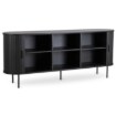 Mebel Elite Комод Trish 180 см, двухдверный, с выдвижными ящиками, черный, ME.TRISH/CZ/KOM180 - Home Club, изображение 4