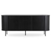 Mebel Elite Комод Trish 180 см, двухдверный, с выдвижными ящиками, черный, ME.TRISH/CZ/KOM180 - Home Club, изображение 6