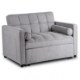 Mebel Elite Розкладне крісло Corra для сну, сіре, ME.CORRA/P/T/SOF - Home Club